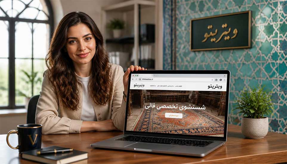 طراحی-سایت-قالیشویی-ارزان