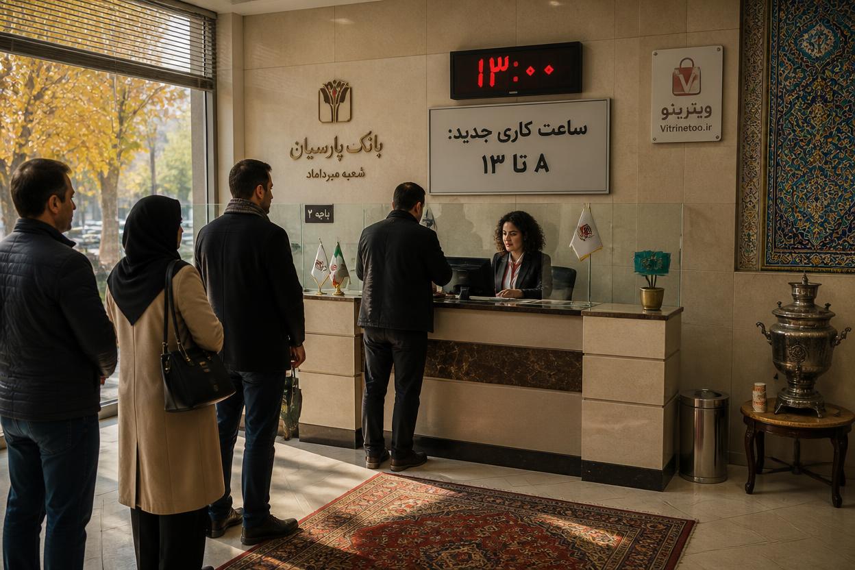 ساعت کاری بانک ها در پاییز