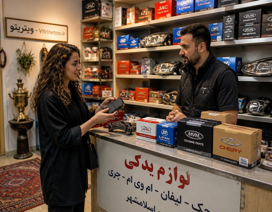 لوازم یدکی خودروهای چینی در اسلامشهر