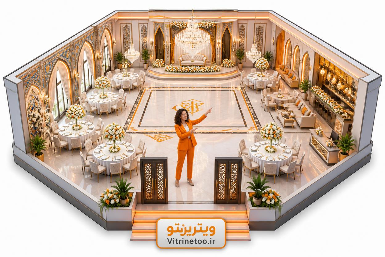 باغ تالارهای احمدآباد مستوفی